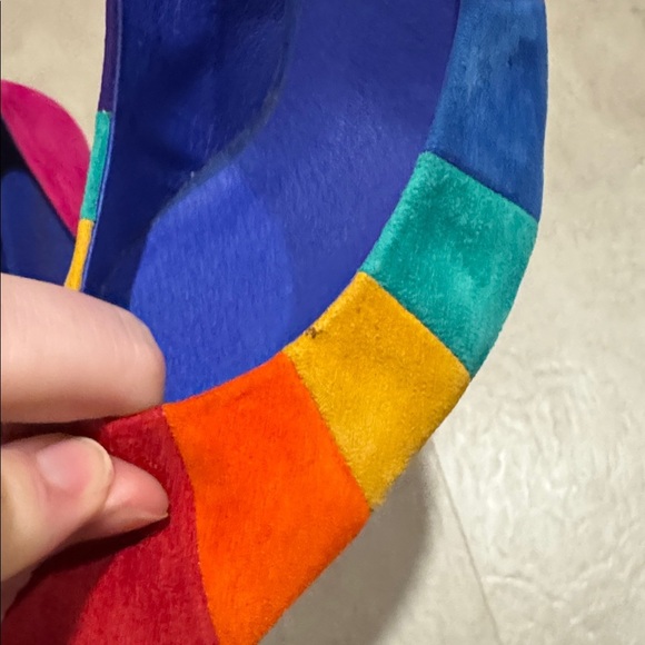 Jeffrey Campbell Women's Marveil Pride Rainbow Pointed Toe Pump Sz US 9.5 - Picture 3 of 12